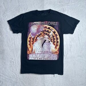 Fruit of the Loom Jennifer‎ Lopez Its My Party World Tour Shirt Women S Black